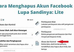 Cara Menghapus Akun Fb Lama Secara Permanen